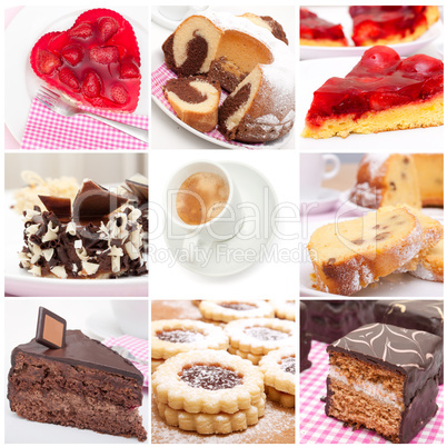 Desserts Collage