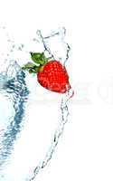 Strawberry In Water