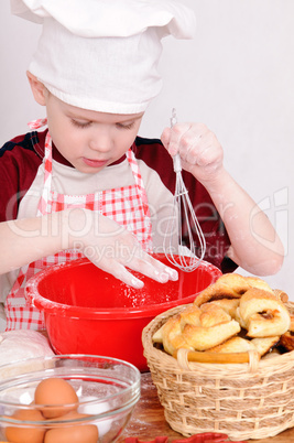 child cook