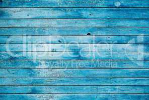 Blue dirty wooden wall
