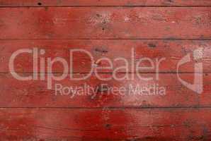 Red dirty wooden boards