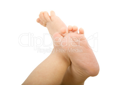 newborn baby feet