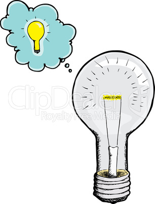 Light Bulb Gets An Idea