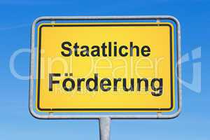 Staatliche Förderung