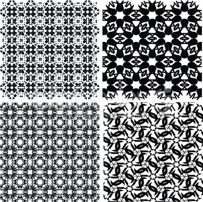 set of vectorial texture islamic design set