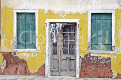 Gelbes Haus auf Burano