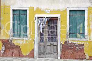 Gelbes Haus auf Burano