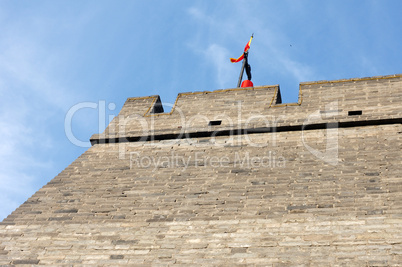 Historic city wall of Xian, China