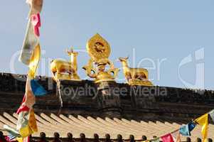 Roof of a lamasery