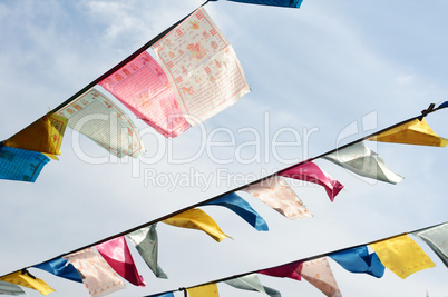 Tibetan prayer flags