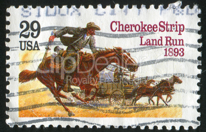 Cherokee strip land run