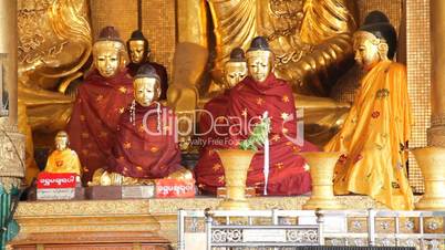 Buddha in Shwedagon Pagoda