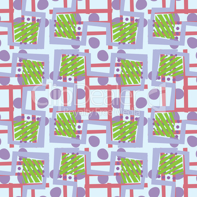 Abstract Green and Blue Pattern