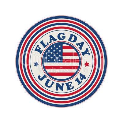 Flag Day stamp