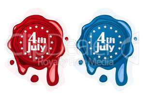 4th of July wax seals