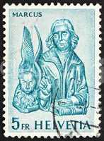 Postage stamp Switzerland 1961 St. Mathew and Winged Lion, St. O
