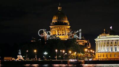 Isaac's Cathedral - a view from the waterfront
