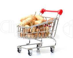 Shopping Cart with Peanuts