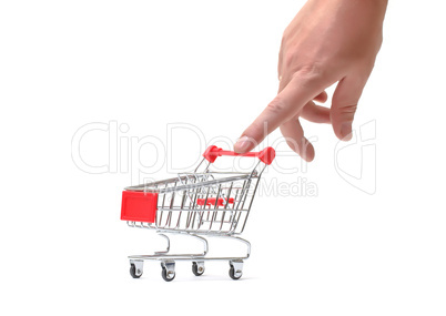 Shopping Cart with Hand