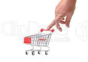 Shopping Cart with Hand