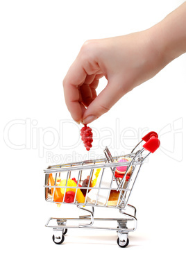 Shopping Cart with Hand