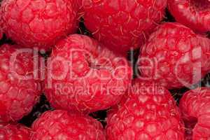 Heap of raspberry
