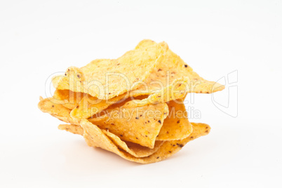 Little stack of crisps