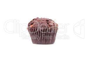 Fresh baked chocolate muffin