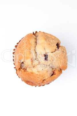 Extreme close up of a muffin