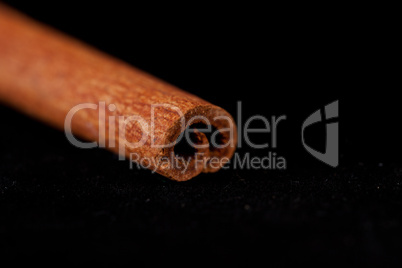 Close up of a cinnamon stick