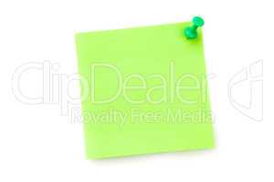 Green adhesive note