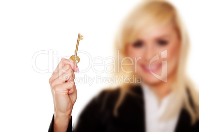 A golden key