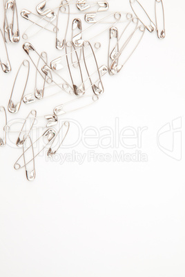 Grey paperclips