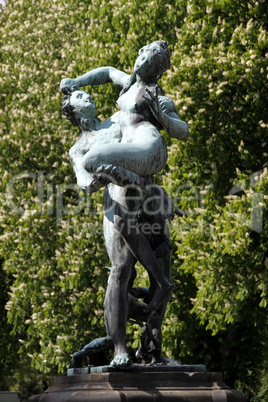 Statue auf der Schloßbrücke in Bückeburg