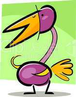 cartoon doodle of bird