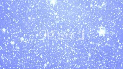 New Year's snowflakes on it is light a dark blue background