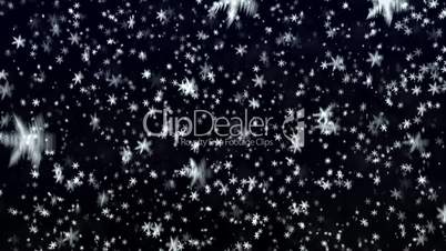 Christmas background with snowflakes - falling snow