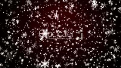 Christmas background with snowflakes - falling snow