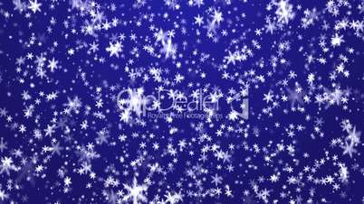 Snowflakes on a dark blue background. A New Year's background.