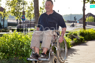 Man in wheelchair