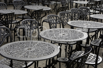 terrace of a cafe