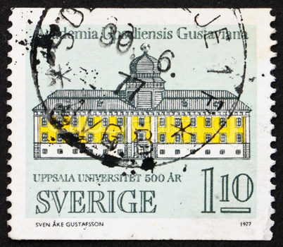 Postage stamp Sweden 1977 Gustavianum, Uppsala University