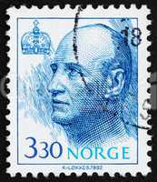 Postage stamp Norway 1992 King Harald V of Norway