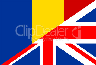 uk romania flag