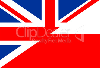 uk poland flag