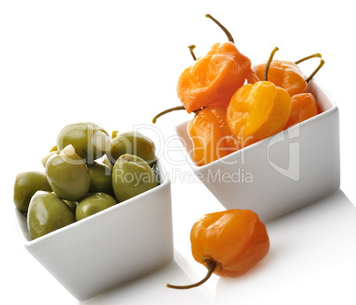 Yellow Pepper And Olives