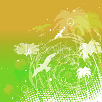 vector abstract summer background