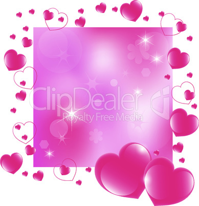 vector abstract valentine's day background