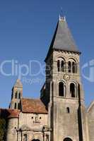 France, the gothic church of Morienval in Picardie