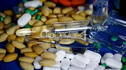 Many tablets,injection,syringe & capsules.